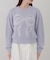 リボン柄シャギーニット