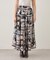 【WEB限定】【NAO】アート柄フレアースカート