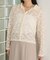 【natural couture】衿付きレースカーデ