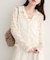 【natural couture】衿付きレースカーデ