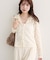 【natural couture】衿付きレースカーデ