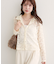 【natural couture】衿付きレースカーデ