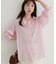 【natural couture】綿麻シアー長袖シャツ