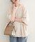 【natural couture】サイドドロスト7部袖ブラウス