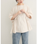 【natural couture】サイドドロスト7部袖ブラウス