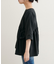 【natural couture】サイドドロスト7部袖ブラウス