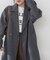 ウールライクダブルチェスターコート