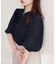 【natural couture】【WEB限定】プリーツスリーブきれいめブラウス
