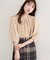【natural couture】【WEB限定】プリーツスリーブきれいめブラウス