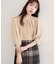 【natural couture】【WEB限定】プリーツスリーブきれいめブラウス