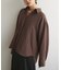 【natural couture】ピーチスキンオーバーサイズシャツ
