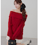 【HolidayCollection】オフショルケーブルニット