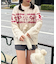 【HolidayCollection】カウチン風ニットプルオーバー