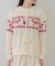 【HolidayCollection】カウチン風ニットプルオーバー