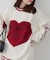 【HolidayCollection】モールハートBIGニット