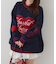 【HolidayCollection】モールハートBIGニット