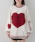 【HolidayCollection】モールハートBIGニット