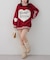 【HolidayCollection】モールハートBIGニット
