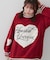 【HolidayCollection】モールハートBIGニット