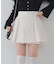 【セットアップ対応】ツイード裾チラリミニスカート