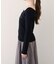 【natural couture】バレエネックリブニットプルオーバー