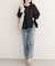 【natural couture】フレアヘムブラウス