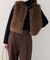 【natural couture】フェイクファーベスト