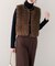 【natural couture】フェイクファーベスト