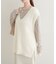 【natural couture】フェザーヤーンニットベスト