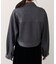 【natural couture】クロップドシャツブルゾン