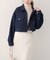 【natural couture】クロップドシャツブルゾン