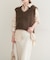 【natural couture】フェザーヤーンVネックベスト