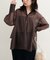 【natural couture】バックフレアシャツ