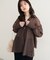 【natural couture】バックフレアシャツ