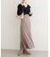 【natural couture】フロント釦マーメイドスカート