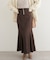 【natural couture】フロント釦マーメイドスカート