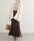 【natural couture】フロント釦マーメイドスカート