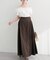 【EVERY.VERY niceclaup】ハイウエストベルトフレアスカート