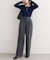 【natural couture】タックスラックスパンツ