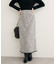【natural couture】ストレッチツイードタイトスカート