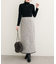 【natural couture】ストレッチツイードタイトスカート