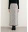 【natural couture】ストレッチツイードタイトスカート