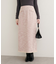 【natural couture】ストレッチツイードタイトスカート