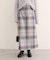 【natural couture】チェック柄ペンシルスカート