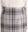 【natural couture】チェック柄ペンシルスカート