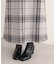 【natural couture】チェック柄ペンシルスカート