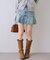 【2026SS】デニムプリーツミニスカート