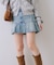 【2026SS】デニムプリーツミニスカート