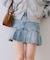 【2026SS】デニムプリーツミニスカート