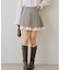 【2026SS】ハイウエスト裾チラリミニスカート
